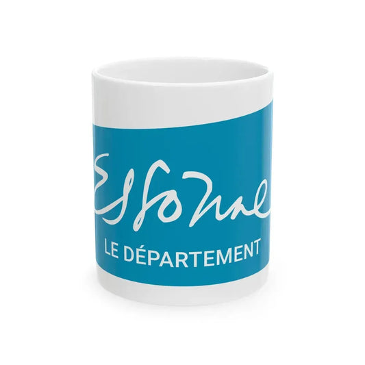 Flag of the Department of Essonne (France) White Coffee Mug 11oz - Go Mug Yourself
