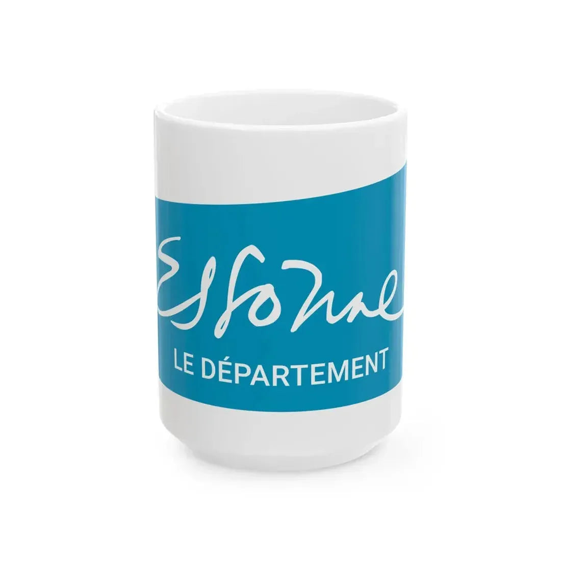 Flag of the Department of Essonne (France) White Coffee Mug 15oz - Go Mug Yourself