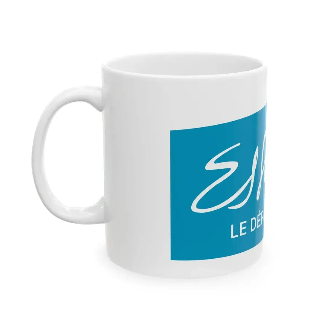 Flag of the Department of Essonne (France) White Coffee Mug - Go Mug Yourself