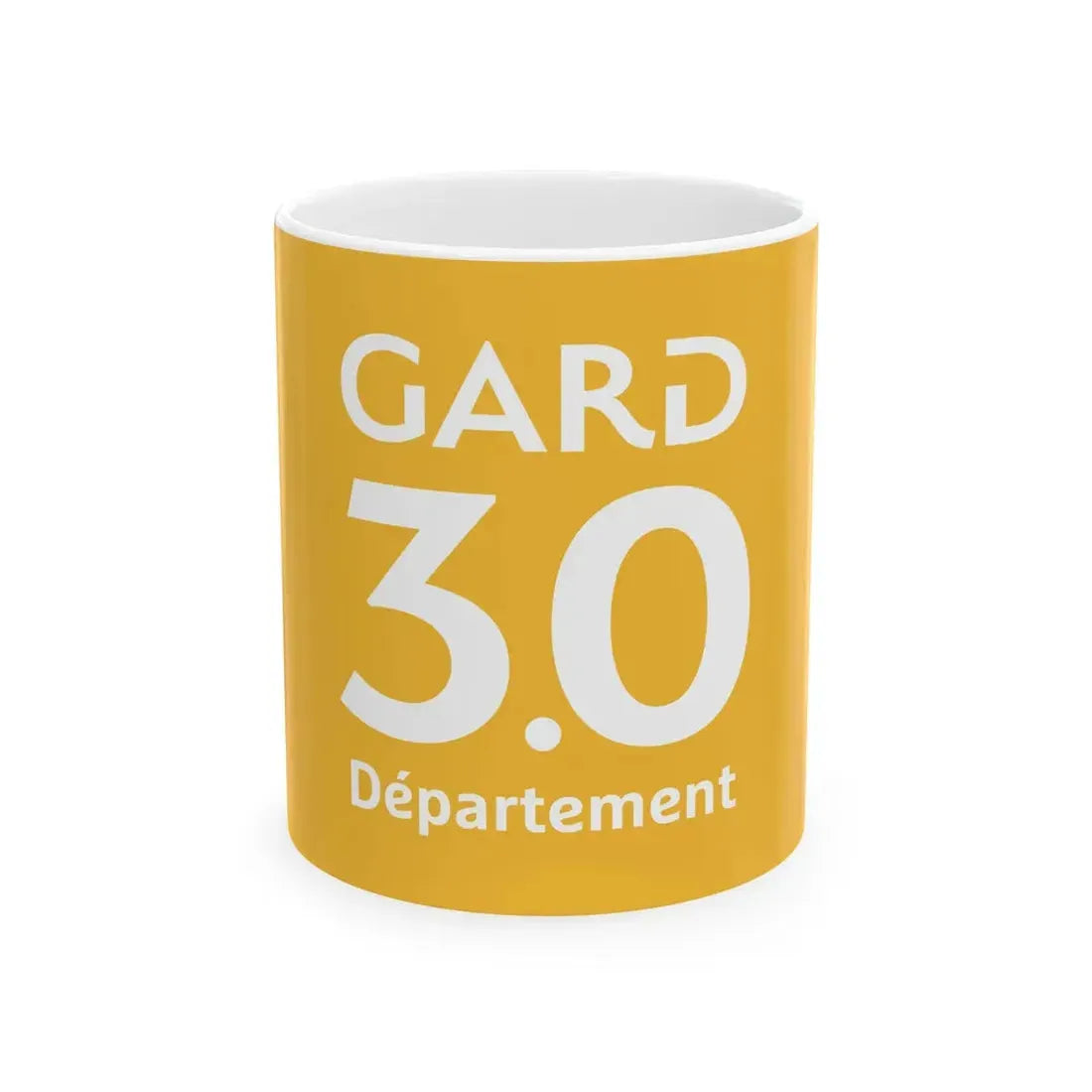 Flag of the Department of Gard (France) White Coffee Mug 11oz - Go Mug Yourself