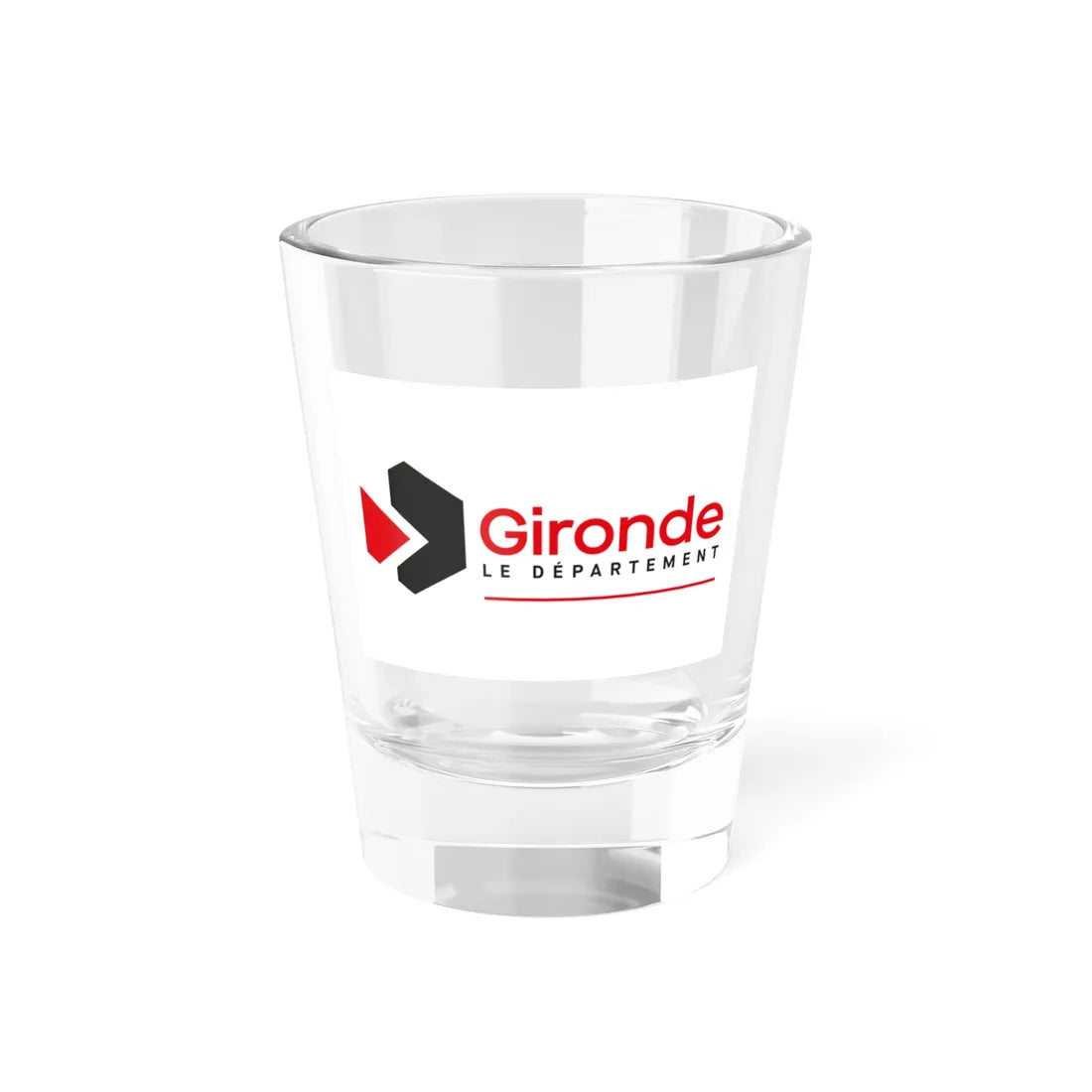 Flag of the Department of Gironde (France) Shot Glass 1.5oz 1.5oz - Go Mug Yourself