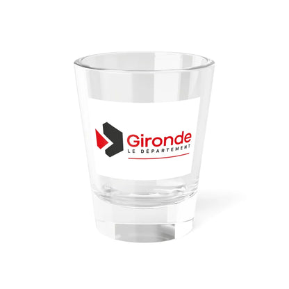 Flag of the Department of Gironde (France) Shot Glass 1.5oz 1.5oz - Go Mug Yourself