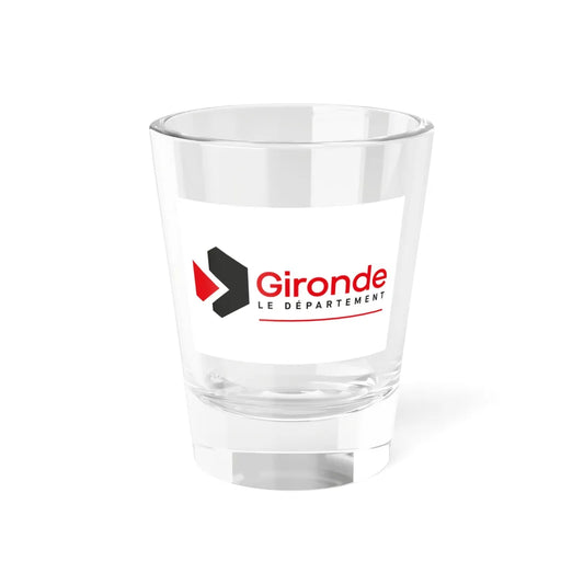 Flag of the Department of Gironde (France) Shot Glass 1.5oz 1.5oz - Go Mug Yourself