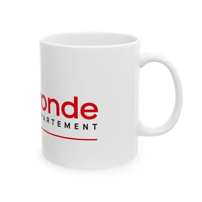 Flag of the Department of Gironde (France) White Coffee Mug - Go Mug Yourself
