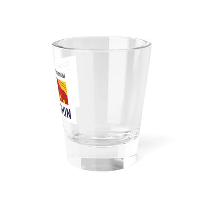 Flag of the Department of Haut-Rhin (France) Shot Glass 1.5oz - Go Mug Yourself