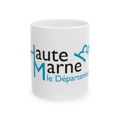 Flag of the Department of Haute-Marne (France) White Coffee Mug 11oz - Go Mug Yourself
