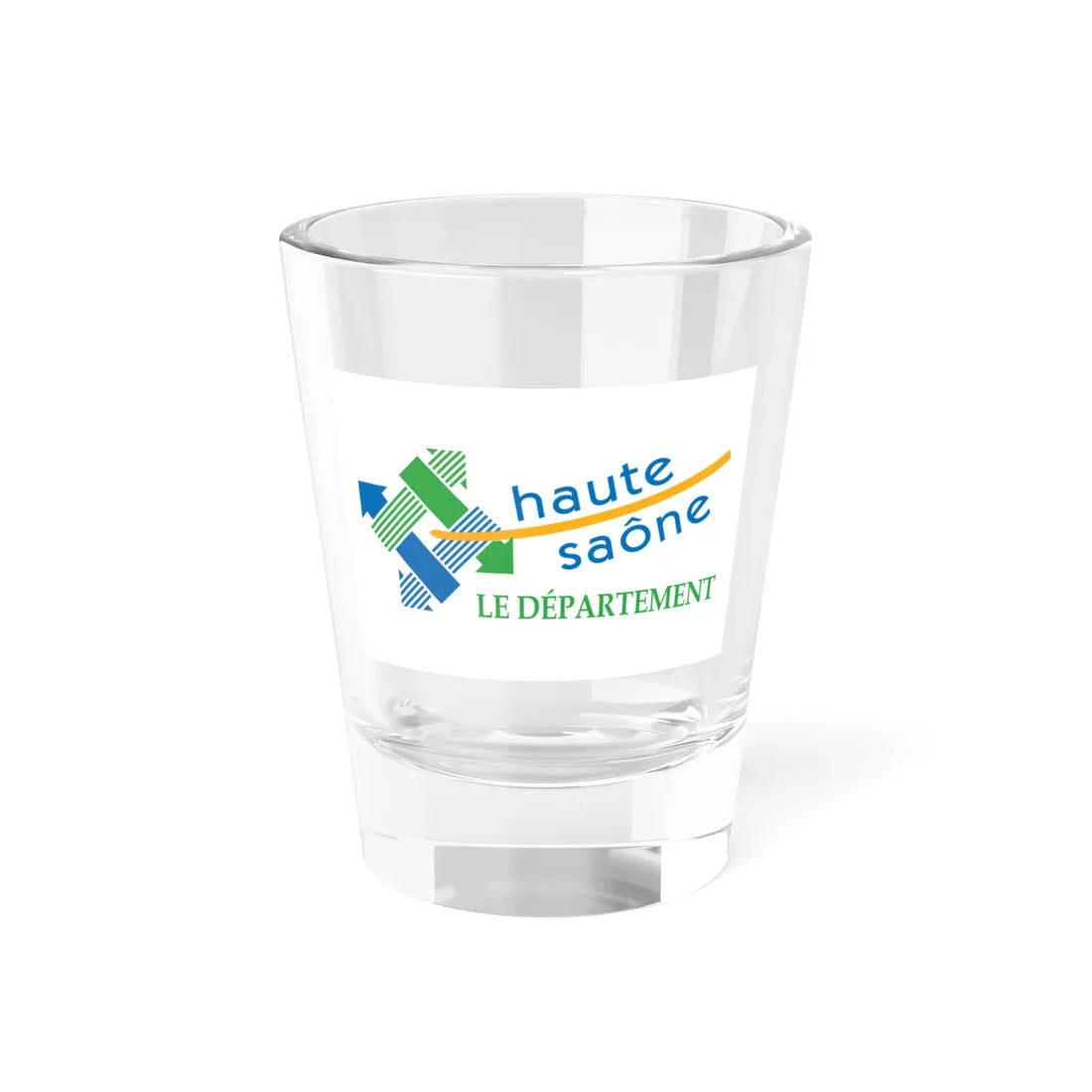 Flag of the Department of Haute-Saone (France) Shot Glass 1.5oz 1.5oz - Go Mug Yourself