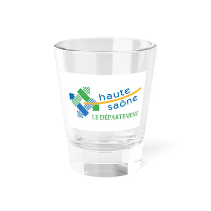 Flag of the Department of Haute-Saone (France) Shot Glass 1.5oz 1.5oz - Go Mug Yourself
