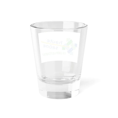 Flag of the Department of Haute-Saone (France) Shot Glass 1.5oz - Go Mug Yourself