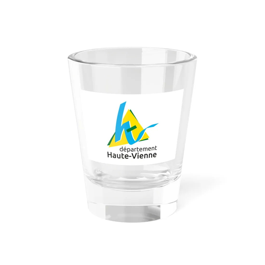 Flag of the Department of Haute-Vienne Variant 1 (France) Shot Glass 1.5oz 1.5oz - Go Mug Yourself