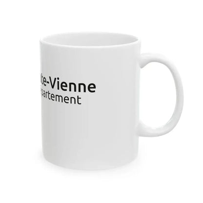 Flag of the Department of Haute-Vienne Variant 2 (France) White Coffee Mug - Go Mug Yourself