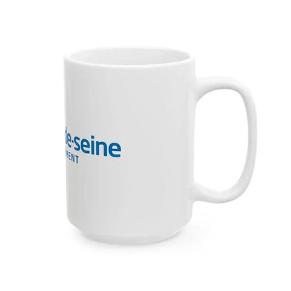 Flag of the Department of Hauts-de-Seine (France) White Coffee Mug - Go Mug Yourself