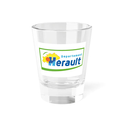 Flag of the Department of Herault (France) Shot Glass 1.5oz 1.5oz - Go Mug Yourself
