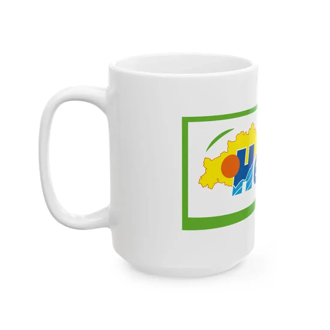 Flag of the Department of Herault (France) White Coffee Mug - Go Mug Yourself