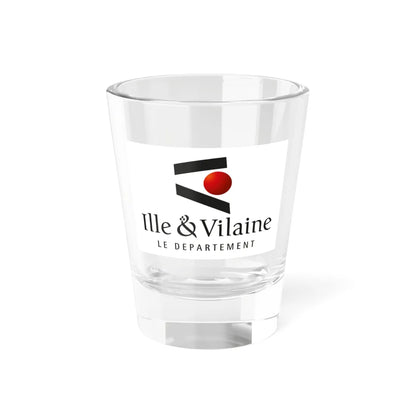 Flag of the Department of Ille-et-Vilaine (France) Shot Glass 1.5oz 1.5oz - Go Mug Yourself