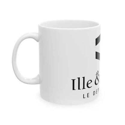 Flag of the Department of Ille-et-Vilaine (France) White Coffee Mug - Go Mug Yourself