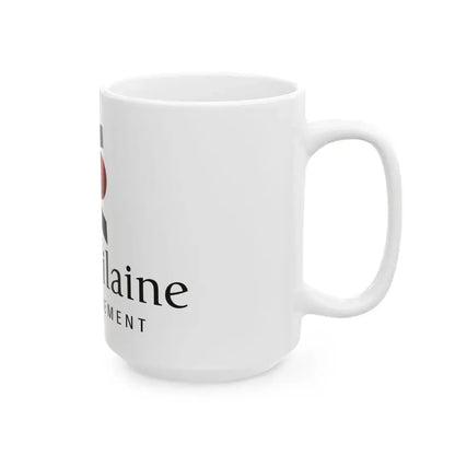 Flag of the Department of Ille-et-Vilaine (France) White Coffee Mug - Go Mug Yourself