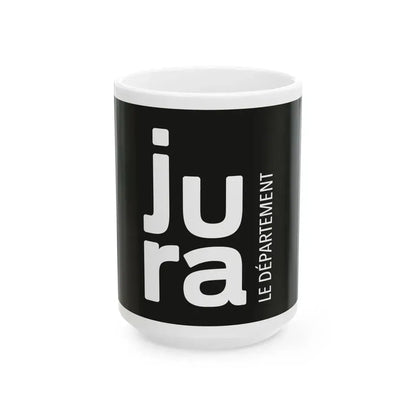 Flag of the Department of Jura (France) White Coffee Mug 15oz - Go Mug Yourself