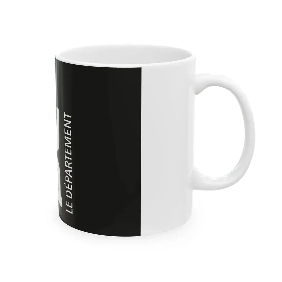 Flag of the Department of Jura (France) White Coffee Mug - Go Mug Yourself