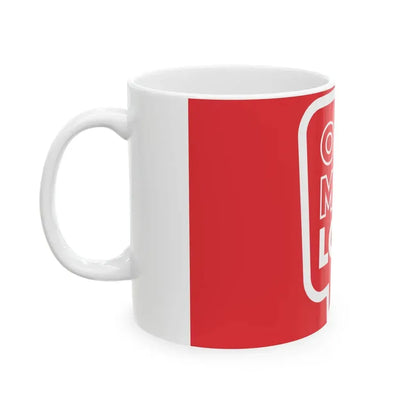 Flag of the Department of Lot (France) White Coffee Mug - Go Mug Yourself