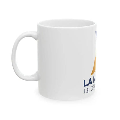Flag of the Department of Manche (France) White Coffee Mug - Go Mug Yourself