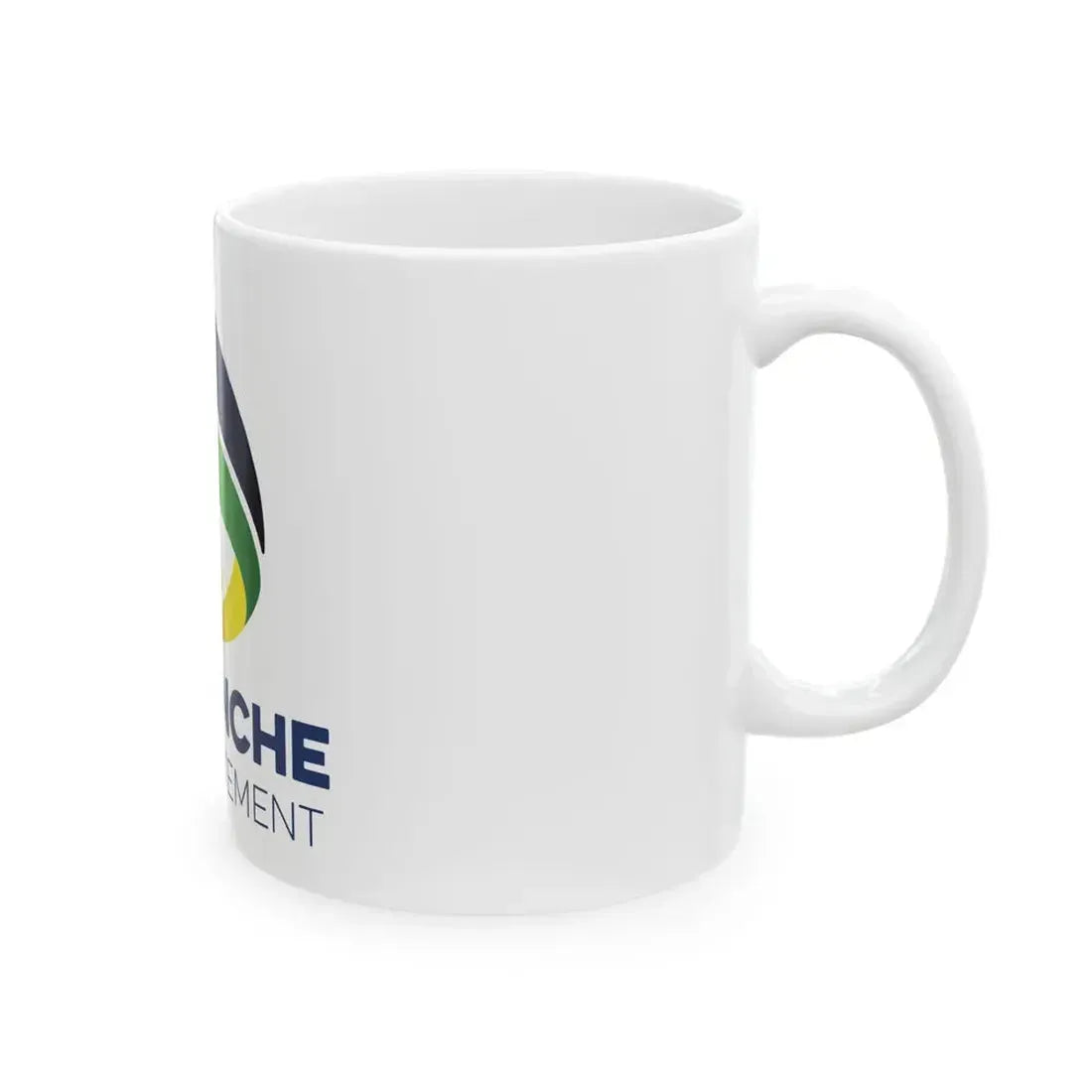 Flag of the Department of Manche (France) White Coffee Mug - Go Mug Yourself