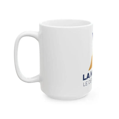 Flag of the Department of Manche (France) White Coffee Mug - Go Mug Yourself