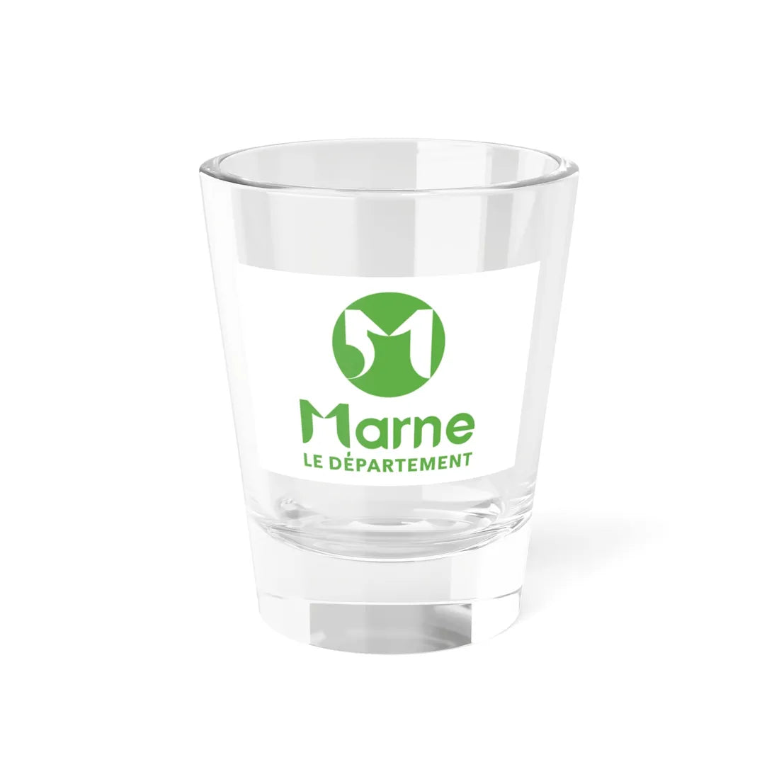 Flag of the Department of Marne (France) Shot Glass 1.5oz 1.5oz - Go Mug Yourself