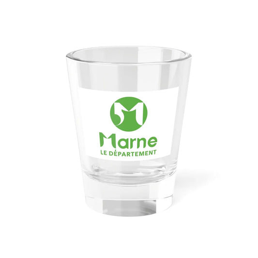 Flag of the Department of Marne (France) Shot Glass 1.5oz 1.5oz - Go Mug Yourself