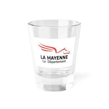 Flag of the Department of Mayenne (France) Shot Glass 1.5oz 1.5oz - Go Mug Yourself
