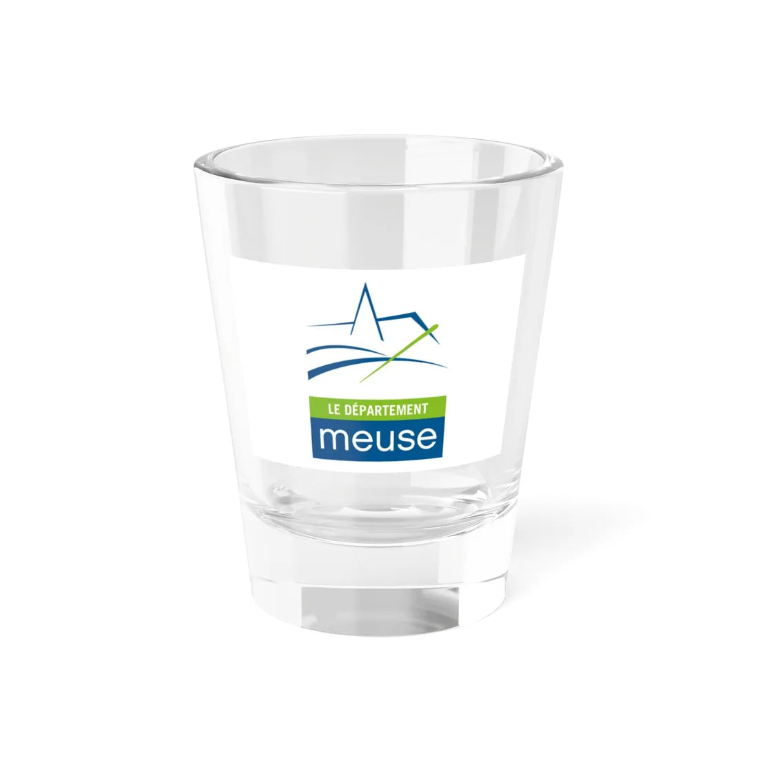 Flag of the Department of Meuse (France) Shot Glass 1.5oz 1.5oz - Go Mug Yourself