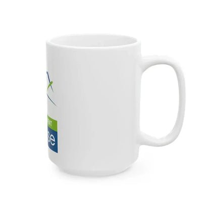 Flag of the Department of Meuse (France) White Coffee Mug - Go Mug Yourself