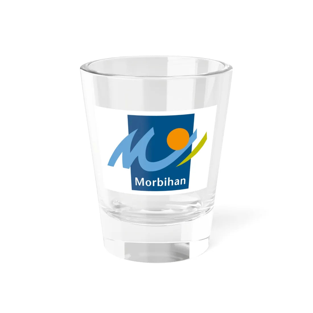 Flag of the Department of Morbihan (France) Shot Glass 1.5oz 1.5oz - Go Mug Yourself