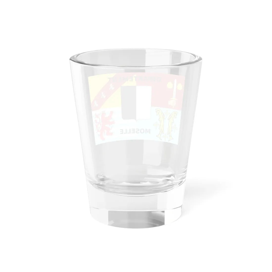 Flag of the Department of Moselle (France) Shot Glass 1.5oz - Go Mug Yourself