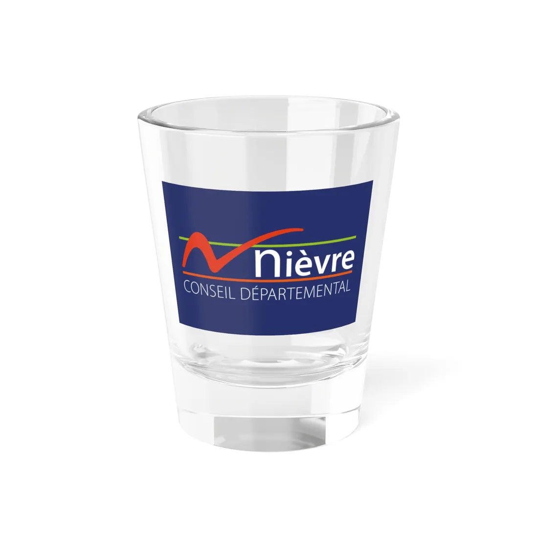 Flag of the Department of Nievre (France) Shot Glass 1.5oz 1.5oz - Go Mug Yourself
