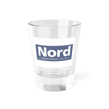 Flag of the Department of Nord (France) Shot Glass 1.5oz 1.5oz - Go Mug Yourself