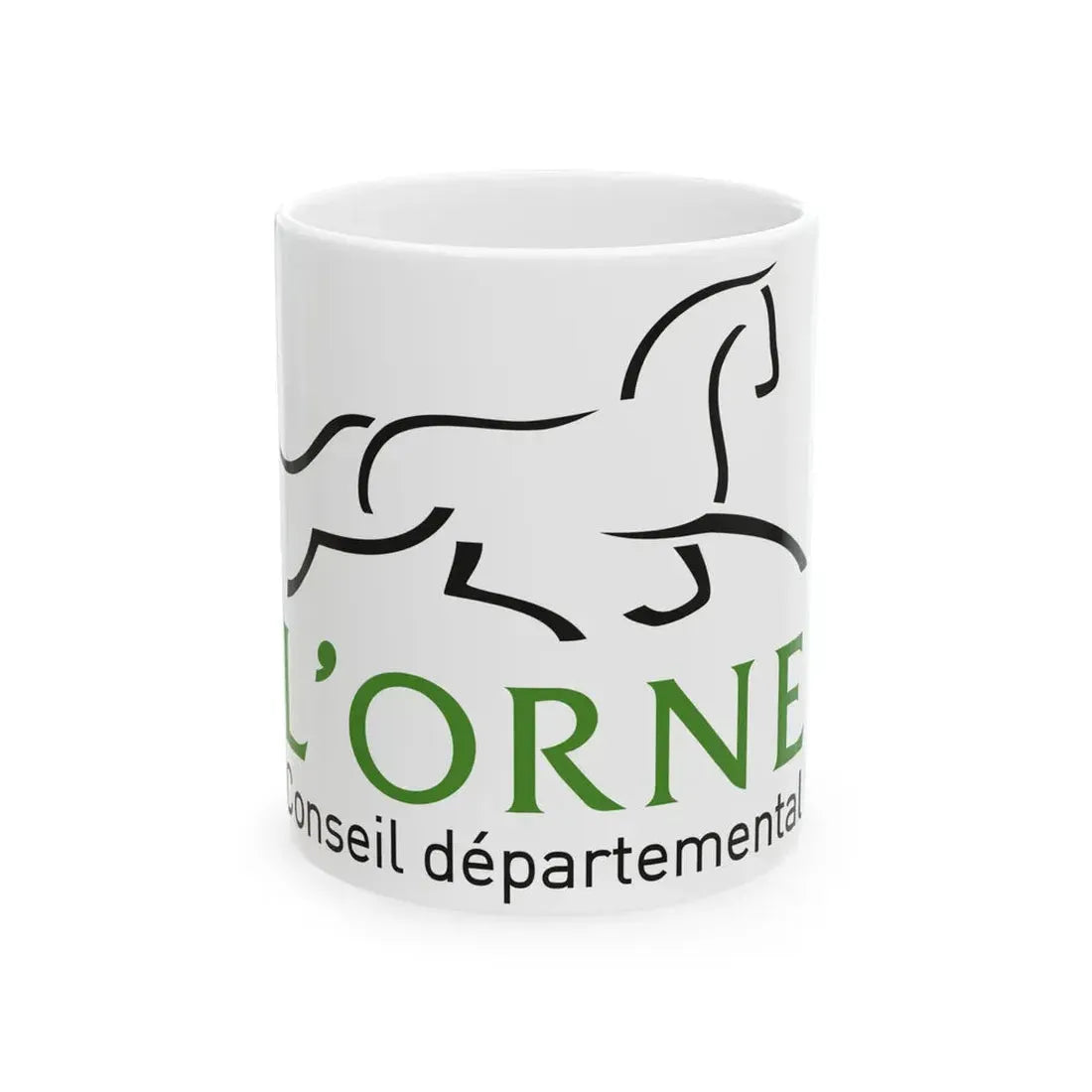 Flag of the Department of Orne (France) White Coffee Mug 11oz - Go Mug Yourself