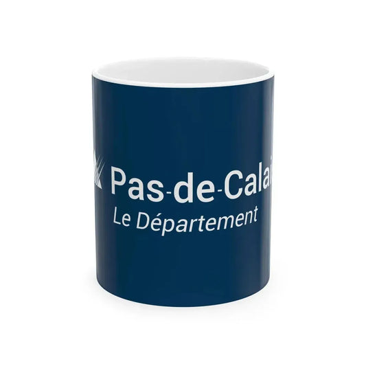Flag of the Department of Pas-de-Calais Variant 1 (France) White Coffee Mug 11oz - Go Mug Yourself