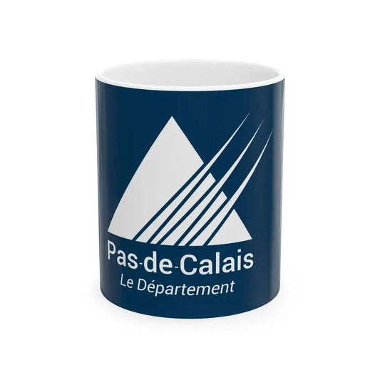 Flag of the Department of Pas-de-Calais Variant 2 (France) White Coffee Mug 11oz - Go Mug Yourself