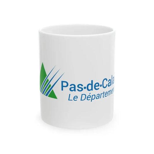 Flag of the Department of Pas-de-Calais Variant 3 (France) White Coffee Mug 11oz - Go Mug Yourself
