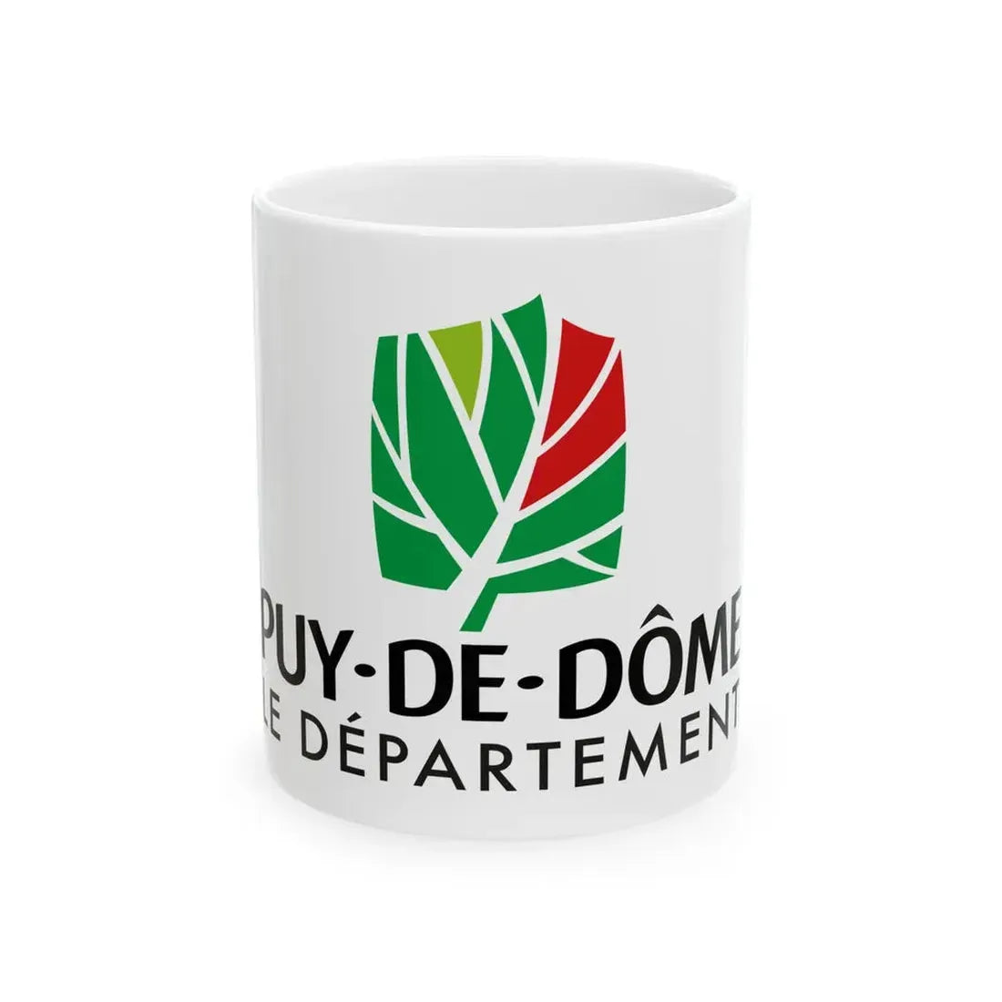 Flag of the Department of Puy-de-Dome (France) White Coffee Mug 11oz - Go Mug Yourself