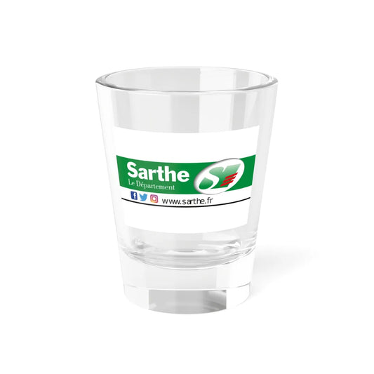 Flag of the Department of Sarthe (France) Shot Glass 1.5oz 1.5oz - Go Mug Yourself