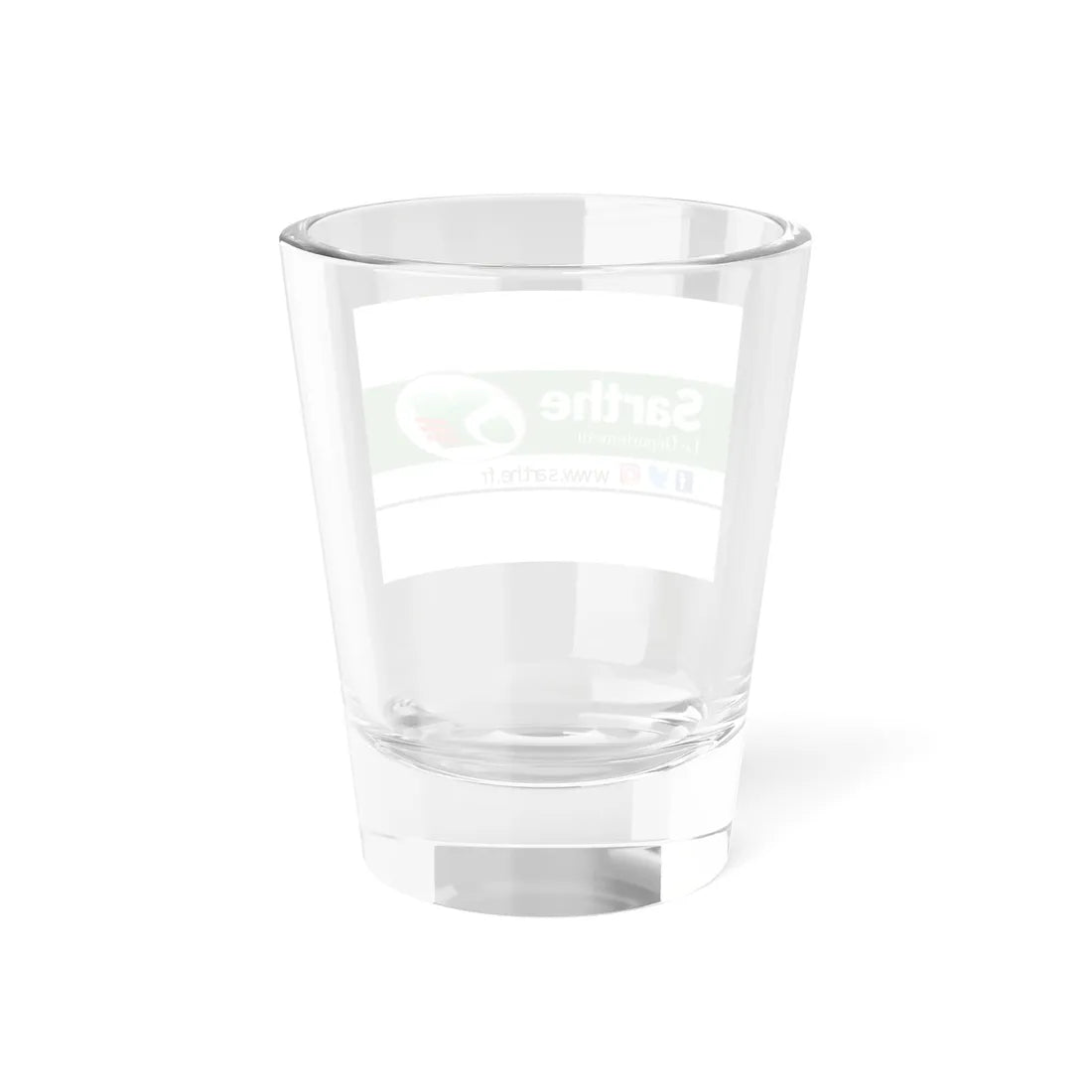 Flag of the Department of Sarthe (France) Shot Glass 1.5oz - Go Mug Yourself