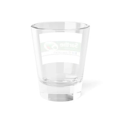 Flag of the Department of Sarthe (France) Shot Glass 1.5oz - Go Mug Yourself