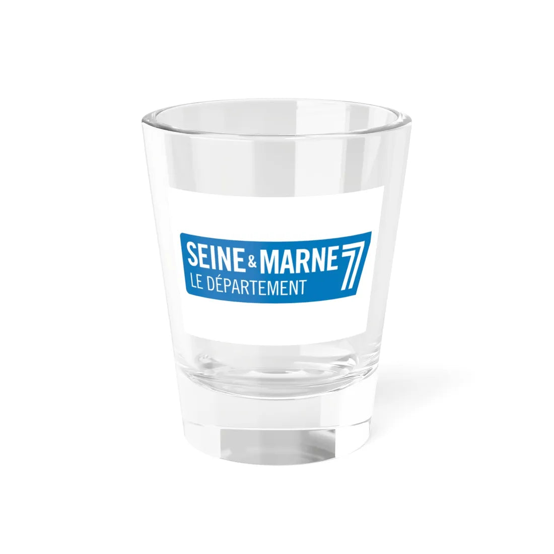 Flag of the Department of Seine-et-Marne (France) Shot Glass 1.5oz 1.5oz - Go Mug Yourself