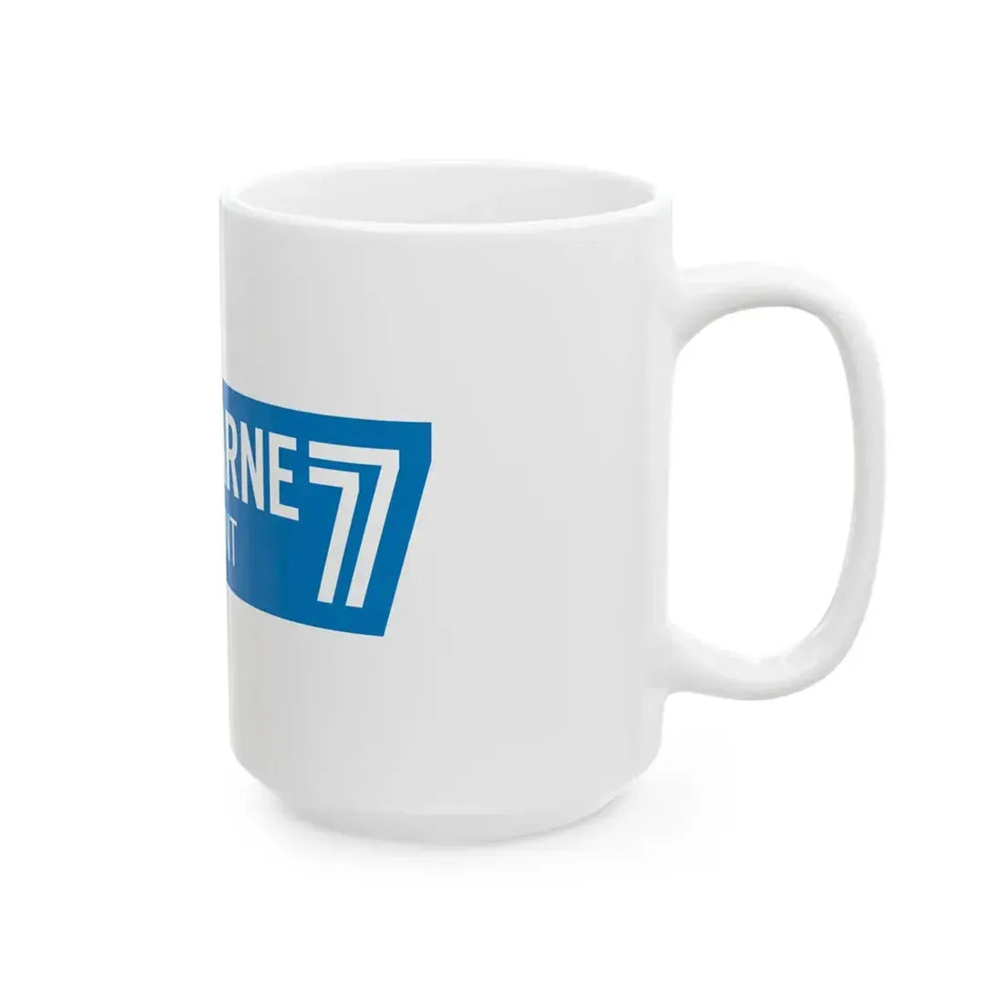 Flag of the Department of Seine-et-Marne (France) White Coffee Mug - Go Mug Yourself