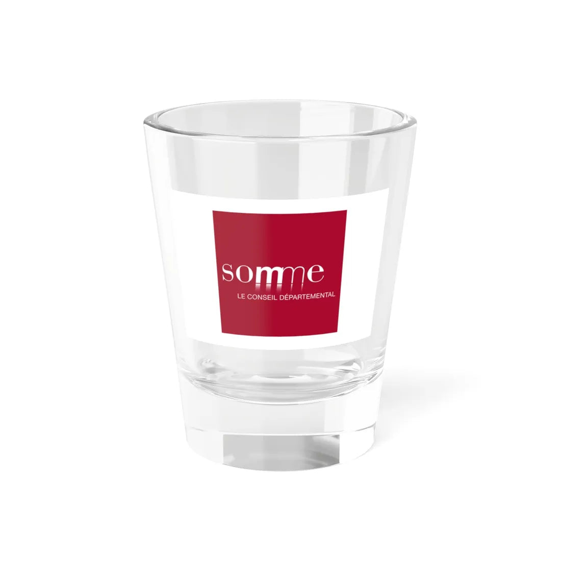 Flag of the Department of Somme Variant 1 (France) Shot Glass 1.5oz 1.5oz - Go Mug Yourself
