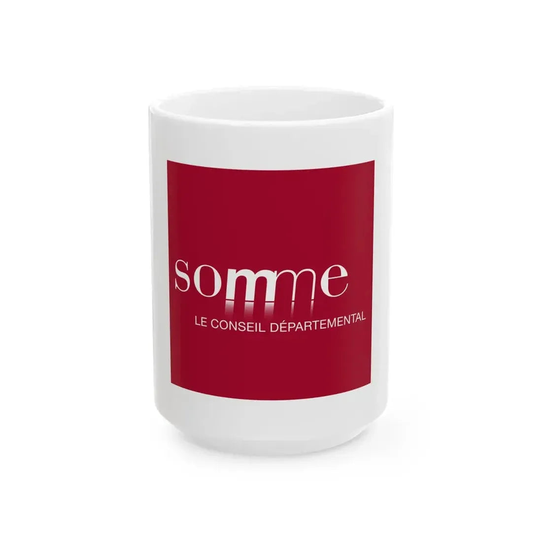 Flag of the Department of Somme Variant 1 (France) White Coffee Mug 15oz - Go Mug Yourself