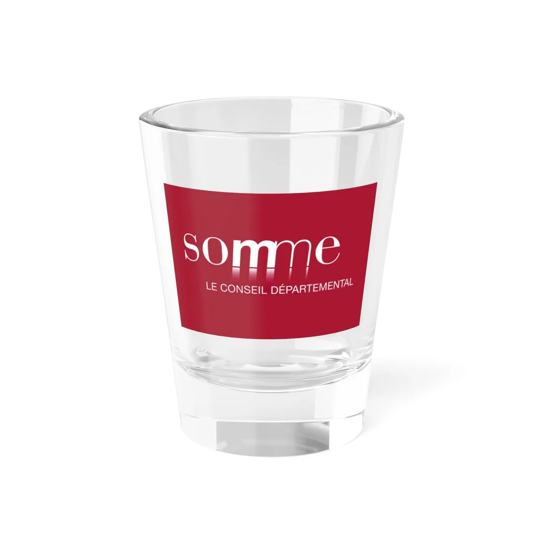 Flag of the Department of Somme Variant 2 (France) Shot Glass 1.5oz 1.5oz - Go Mug Yourself