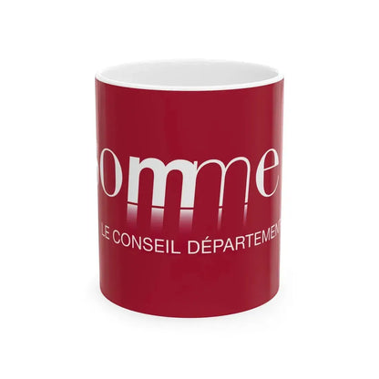 Flag of the Department of Somme Variant 2 (France) White Coffee Mug 11oz - Go Mug Yourself